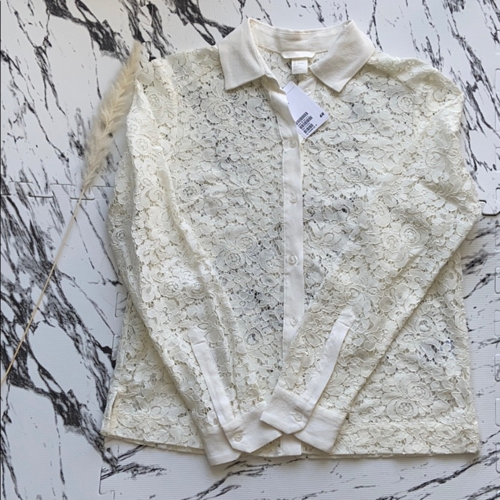 White Lace Blouse